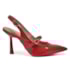 Chanel Salto Medio Via Marte Feminino Carmim