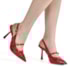 Chanel Salto Medio Via Marte Feminino Carmim
