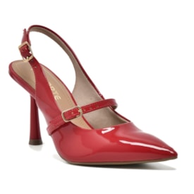 Chanel Salto Medio Via Marte Feminino Carmim