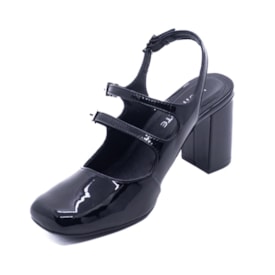 Chanel Salto Medio Via Marte Feminino Preto
