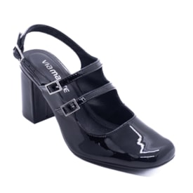 Chanel Salto Medio Via Marte Feminino Preto