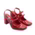Chanel Salto Medio Via Marte Feminino Scarlet