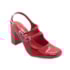 Chanel Salto Medio Via Marte Feminino Scarlet