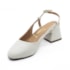 Chanel Salto Medio Vizzano Feminino Branco Off