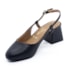 Chanel Salto Medio Vizzano Feminino Preto