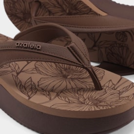 Chinelo Azaleia Feminino Marrom Cafe