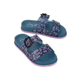 Chinelo Birken Hello Kitty Feminino Infantil Rosa