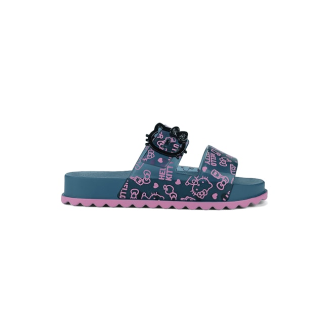 Chinelo Birken Hello Kitty Feminino Infantil Rosa