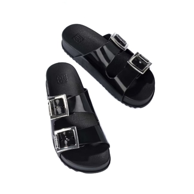 Chinelo Birken Zaxy Feminina Preto
