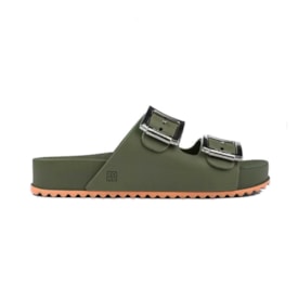 Chinelo Birken Zaxy Feminina Verde Militar