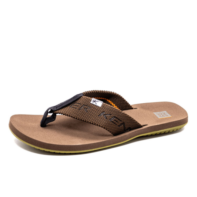Chinelo Casual Kenner Elastic Masculino Marron