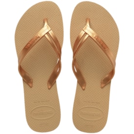 Chinelo Elegance Havaianas Feminino Dourado