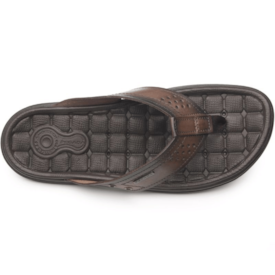 Chinelo Em Couro Pegada Masculino Pinhao