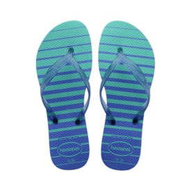 Chinelo Fantasia Style Havaianas Feminino Azul Provence