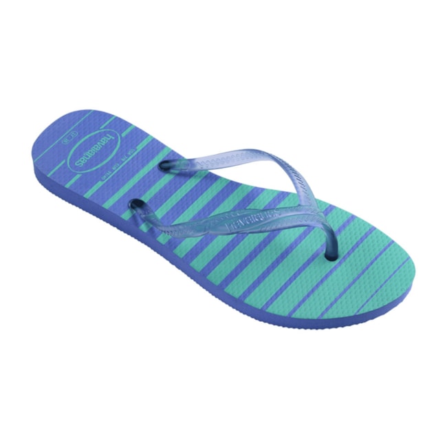 Chinelo Fantasia Style Havaianas Feminino Azul Provence