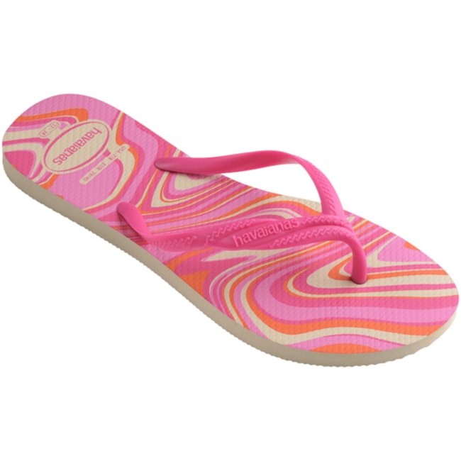 Chinelo Fantasia Style Havaianas Feminino Bege