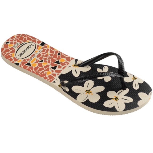 Chinelo Flat Mix Havaianas Feminino Bege