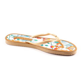 Chinelo Giulia Donma Feminino Floral Diversas