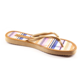 Chinelo Giulia Donma Feminino Listras Diversas