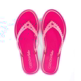 Chinelo Grendha Bela Infantil Feminino Rosa Choque
