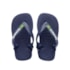 Chinelo Havaianas Baby Brasil Logo Infantil  Marinho