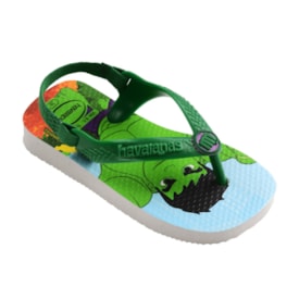 Chinelo Havaianas Baby Marvel Masculino Branco