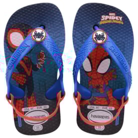 Chinelo Havaianas Baby Marvel Masculino Vermelho Rubi