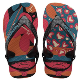 Chinelo Havaianas Baby Mini Feminino Infantil Bege Palha