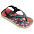 Chinelo Havaianas Baby Mini Feminino Infantil Bege Palha