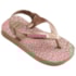 Chinelo Havaianas Baby Mini Feminino Infantil Rose Gold