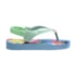 Chinelo Havaianas Baby Peppa Pig Azul Lavanda