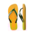 Chinelo Havaianas Brasil Logo Unissex Amarelo Pop