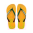 Chinelo Havaianas Brasil Logo Unissex Amarelo Pop
