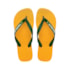 Chinelo Havaianas Brasil Logo Unissex Amarelo Pop