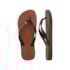 Chinelo Havaianas Brasil Logo Unissex Ferrugem