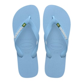 Chinelo Havaianas Brasil Logo Unissex lavanda Azul Lavanda