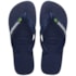 Chinelo Havaianas Brasil Logo Unissex Marinho