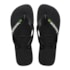 Chinelo Havaianas Brasil Logo Unissex Preto