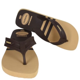 Chinelo Havaianas City Basic Material Masculino Dourado