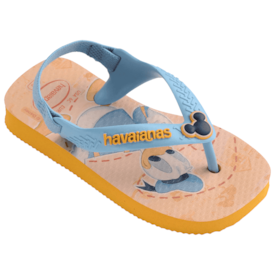 Chinelo Havaianas Disney Classics Baby Unissex Amarelo Pop