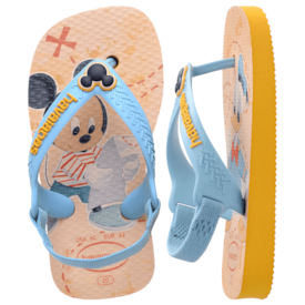 Chinelo Havaianas Disney Classics Baby Unissex Amarelo Pop