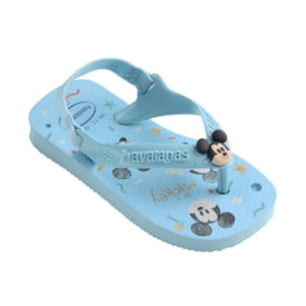 Chinelo Havaianas Disney Classics Baby Unissex Azul Water