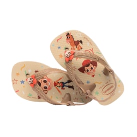 Chinelo Havaianas Disney Classics Baby Unissex Branco