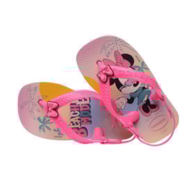 Chinelo Havaianas Disney Classics Baby Unissex Rosa