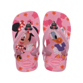 Chinelo Havaianas Disney Classics Baby Unissex Rosa