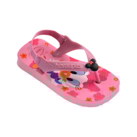 Chinelo Havaianas Disney Classics Baby Unissex Rosa