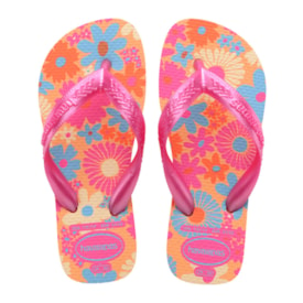 Chinelo Havaianas Feminino Infantil Pessego