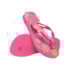 Chinelo Havaianas Feminino Infantil Rosa Flux
