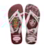 Chinelo Havaianas Fluminense Masculino Branco e Bordo