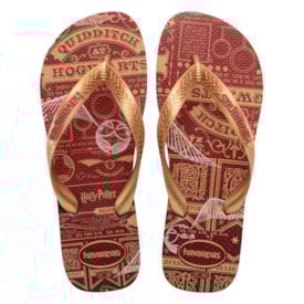 Chinelo Havaianas Harry Poter Feminino Mogno